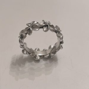Sterling silver eternity Hawaii ring size 6